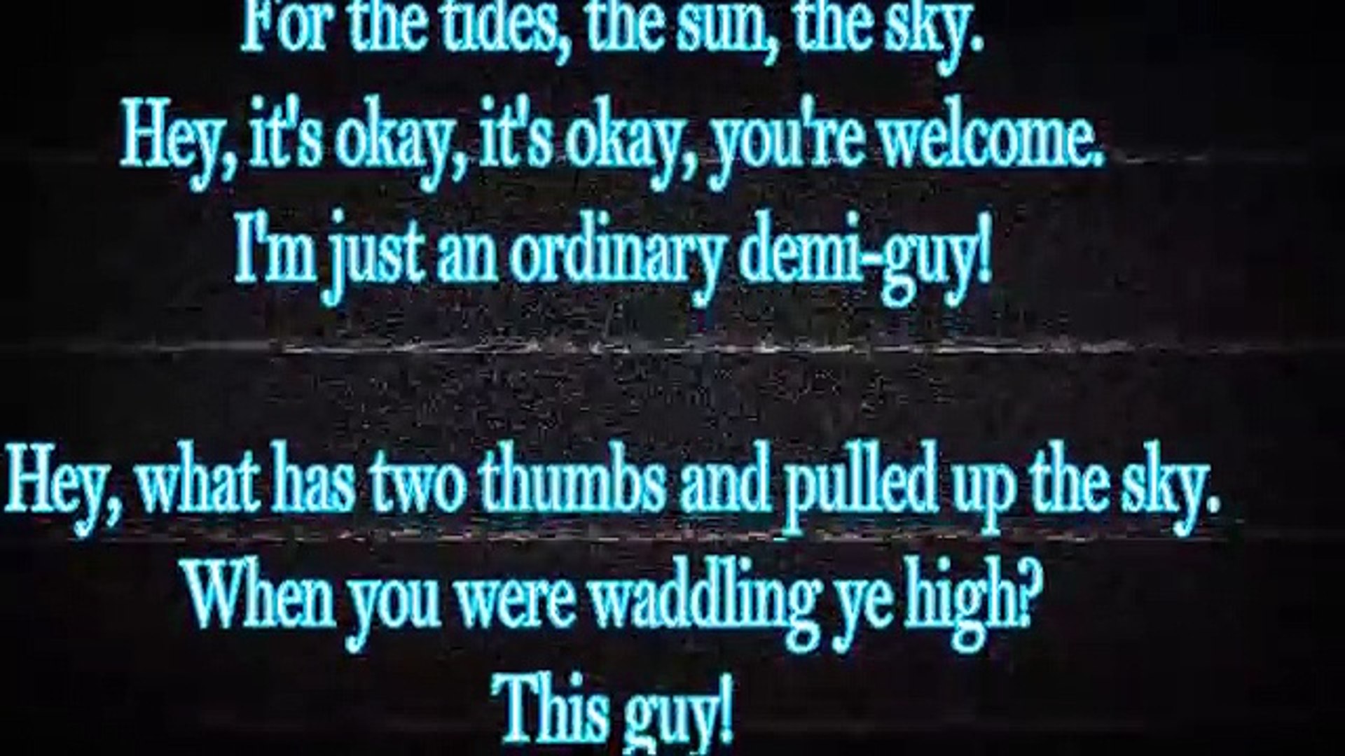 Dwayne Johnson You Re Welcome Lyrics From Moana Video Dailymotion