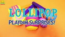 Play Doh Surprise Eggs Hello Kitty Surprise Toys | Play Doh Lollipop Surprises by KidsCamp Unboxing
