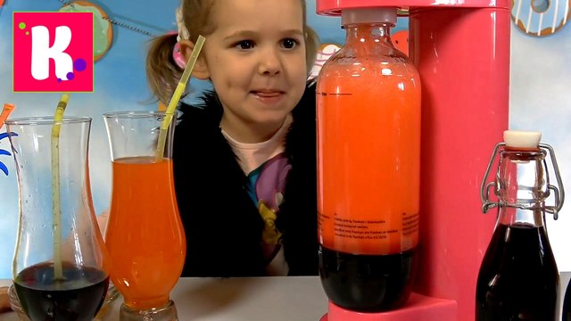 Газируем сладкую водичку из пакетиков на автомате с баллоном CO2 DIY Soda grape orange _ strawberry Miss Katy новое виде