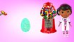 Doc Mcstuffins Surprise Eggs Shopkins toys inside Toys Animation