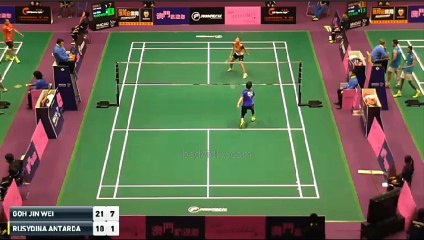 Macau Open 2016 | R16 | GOH Jin Wei - Rusydina Antardayu RIODINGIN