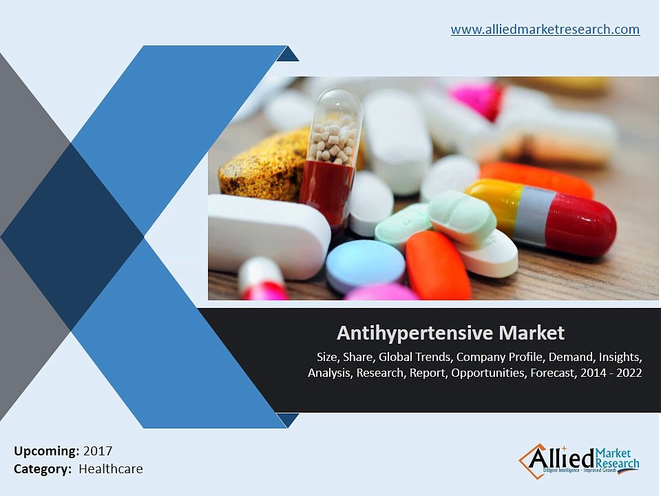 Antihypertensive Market - Global Analysis and Forecast to 2022