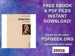 Giordano Bruno zur Einführung