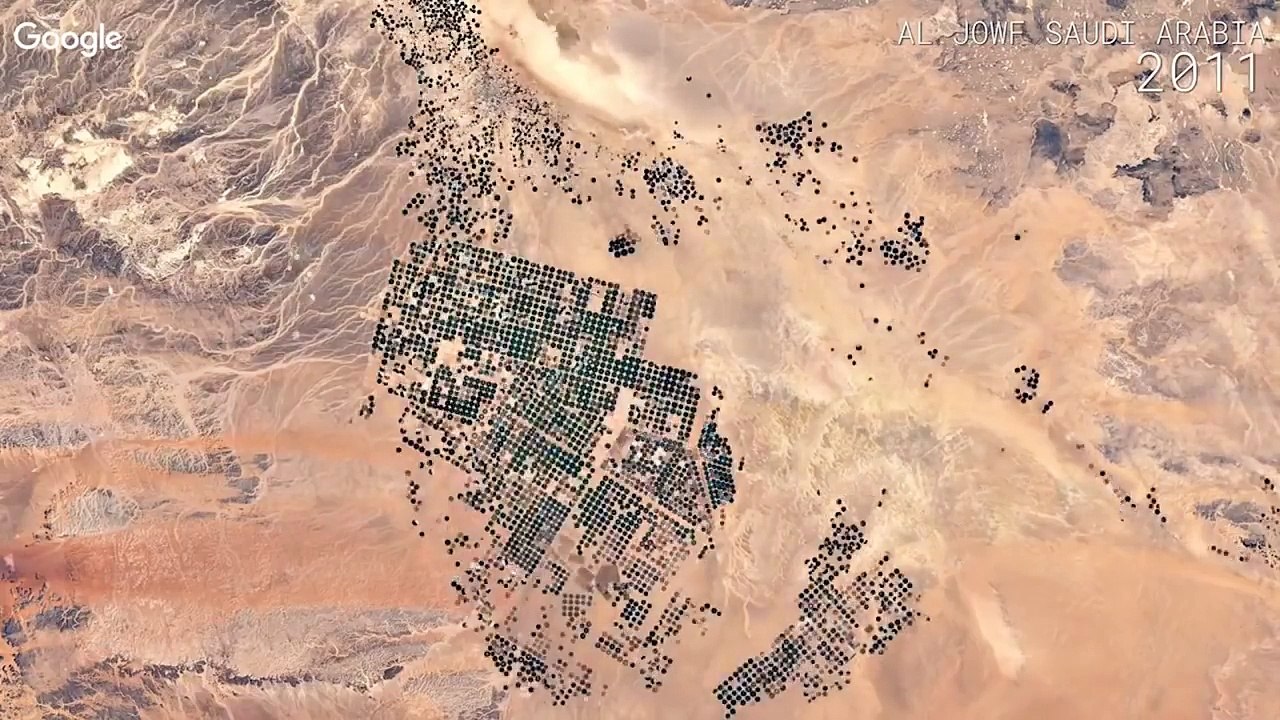32 ans de changements climatiques sur terre - Google Earth Timelapse