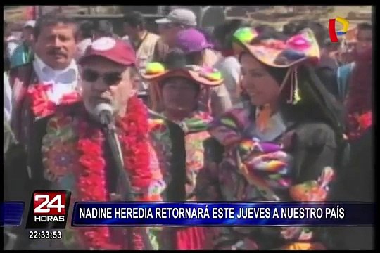Nadine Heredia está de regreso al Perú tras orden judicial de retorno