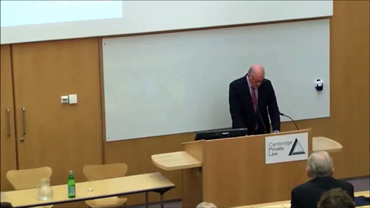 Lord Grabiner Lecture 4