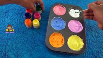 How To Make Frozen Paint for Kids, Colors for Children to Learn Toddlers and Preschool