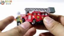 Surprise Eggs Truck For Kids Video 31 - Ladder Fire Truck - Surprise Eggs Toys