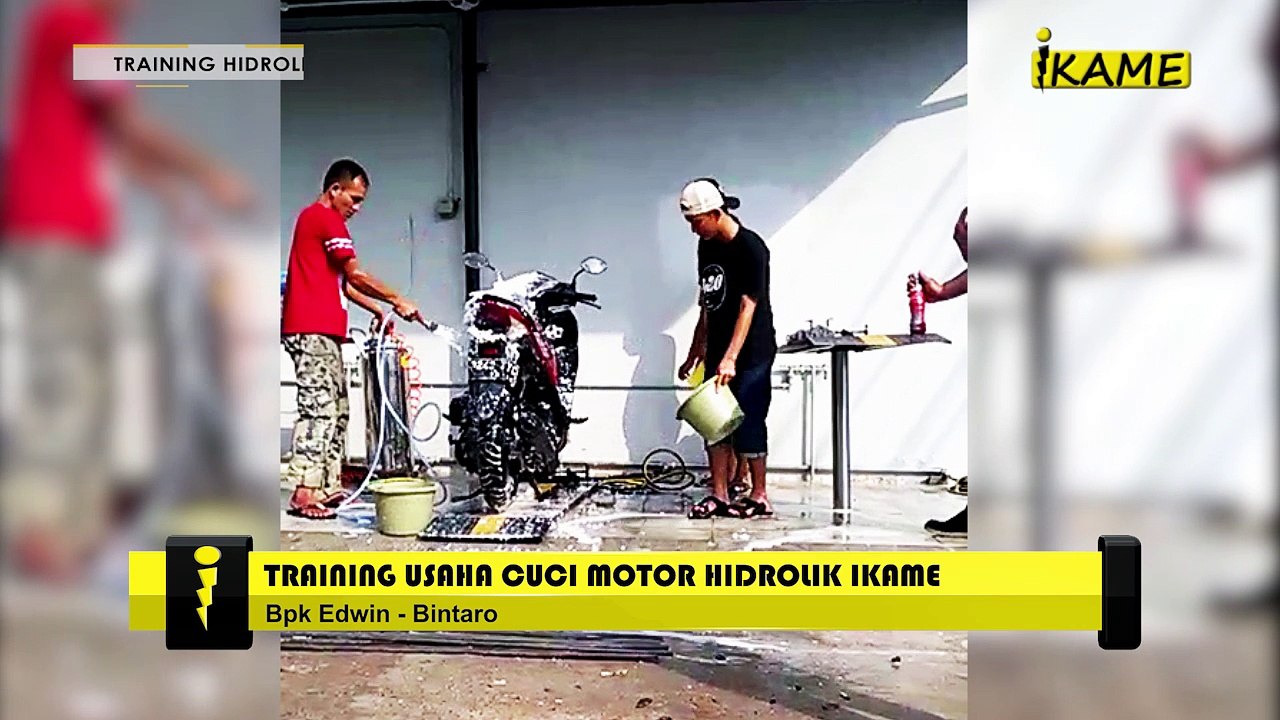 Training Usaha Cuci Motor - Bpk Edwin, Bintaro