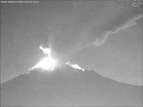 Mexico's Popocatepetl Volcano Spews Lava as It Erupts