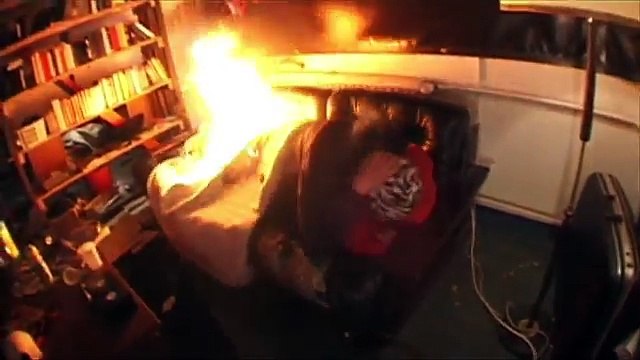 Burning A Sleeping Man Prank (Extended Cut)