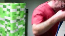 Minecraft Exploding Creeper Scare Prank! - Minecraft Pranks Part 6