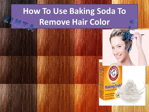 6 Steps How To Use Baking Soda To Remove Hair Color Video