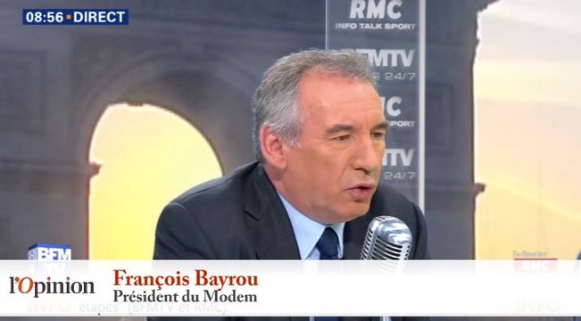François Bayrou : «François Hollande est en situation d'être candidat, mais d'être élu, je ne le crois pas»