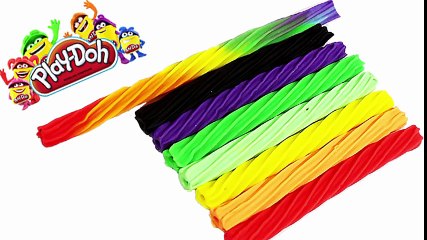 play doh make licorice along peppa pig español wonderful video