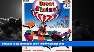 Pre Order Great States! : Over 200 First-Rate Reproducible Activity Sheets to Fascinate and