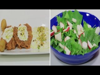 كبدة بانيه - سلطة بسلة و بطاطا - سلطة الفجل و السبانخ | طبخة ونص الحلقة كاملة