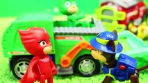 NEW PJ Masks Headquarters Playset Move In with Paw Patrol Fire Saved by Owlette, Catboy & Gekko