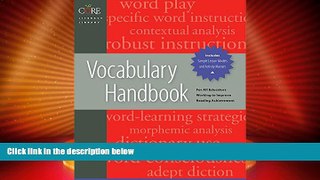 Price Vocabulary Handbook (Core Literacy Library) Linda Diamond For Kindle
