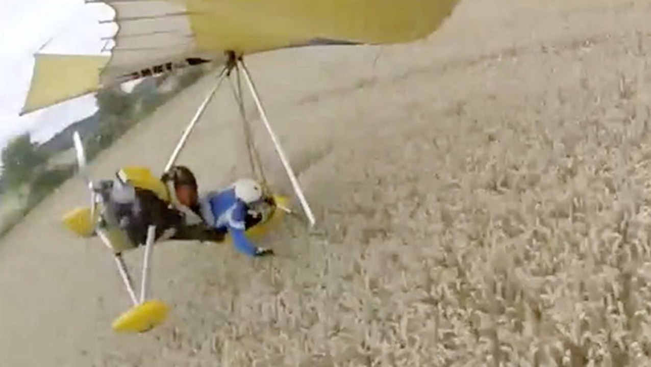 Major Problems Force Microlight Pilot To Crash Land In Field
