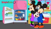 Mickey Mouse Daddy Bitten by Little Mouse New Episodes! Minnie Mouse Donald Duck Five Little Monkeys