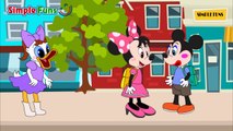 Mickey Mouse Makeup Crying Funny Story Full Episodes! Donald Duck Minnie Mouse Five Little Monkeys