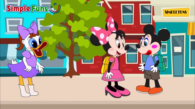 Mickey Mouse Makeup Crying Funny Story Full Episodes! Donald Duck Minnie Mouse Five Little Monkeys