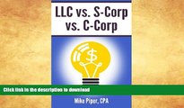 READ  LLC vs. S-Corp vs. C-Corp: Explained in 100 Pages or Less FULL ONLINE