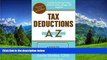 FAVORIT BOOK Tax Deductions A to Z for Artists (Tax Deductions A to Z series) Anne Skalka CPA