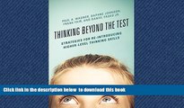 Best Price Paul A. Wagner Thinking Beyond the Test: Strategies for Re-Introducing Higher-Level