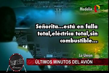 Piloto de Chapecoense antes de estrellarse: “Estamos en falla total, sin combustible”