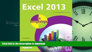 FAVORIT BOOK Excel 2013 in easy steps: in manageable chunks READ NOW PDF ONLINE