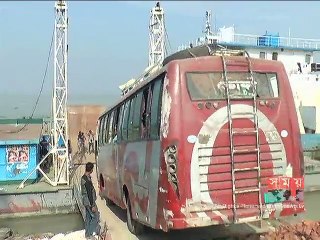 ভোলার ইলিশা ফেরিঘাট থেকে ফেরি চলাচল শুরু