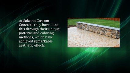 Salzano Custom Concrete - A Growing Trend in the Stamped Concrete Industry