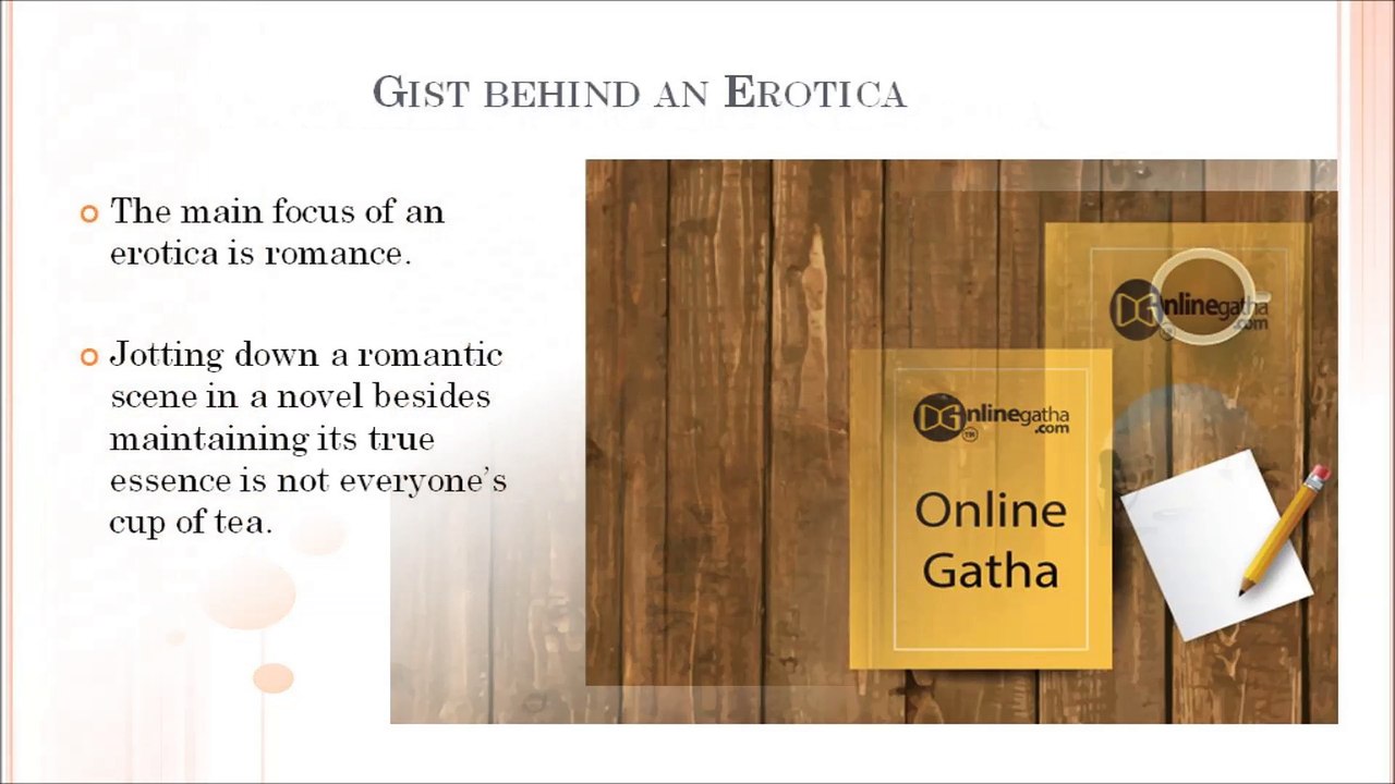 Dexterous writing tips for erotica