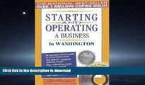 READ THE NEW BOOK Starting and Operating a Business in Washington (Starting and Operating a
