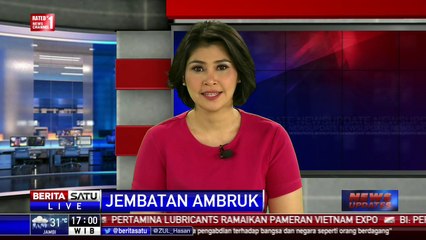 Jembatan Provinsi di OKU Ambruk