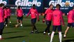 FC Barcelona training session: FC Barcelona start training for El Clásico
