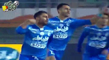 گل اول بازی صبای‌قم و استقلال