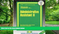Best Price Administrative Assistant II(Passbooks) (Passbook for Career Opportunities) Jack Rudman