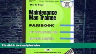 Price Maintenance Man Trainee(Passbooks) (C-464) Jack Rudman On Audio