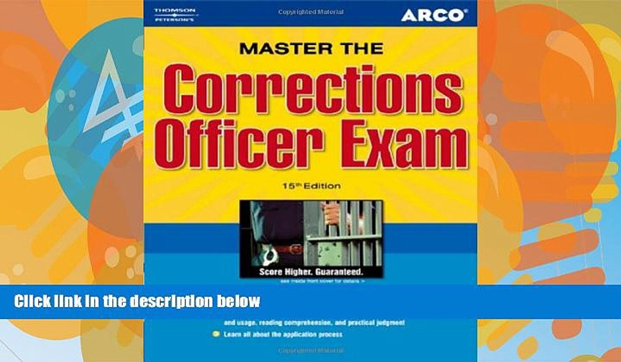 Pre Order Master the Corrections Officer, 15/e (Peterson s Master the Correction Officer) Arco mp3
