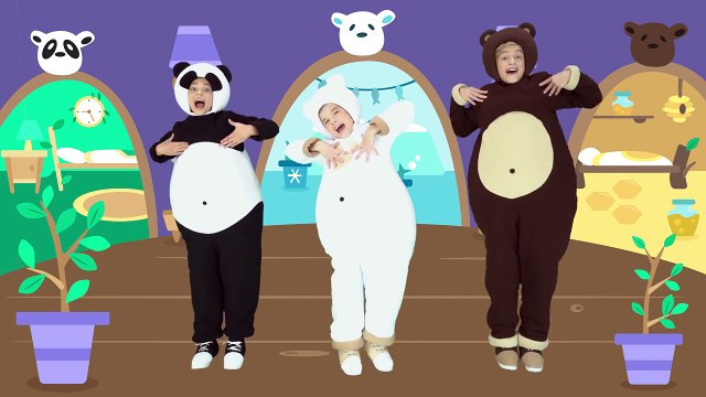 ТРИ МЕДВЕДЯ - СЕМЬЯ - Веселая развивающая песенка мультик как семья пальчиков