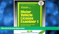 Pre Order Motor Vehicle License Examiner I(Passbooks) (Career Examination Series: C-1937) Jack