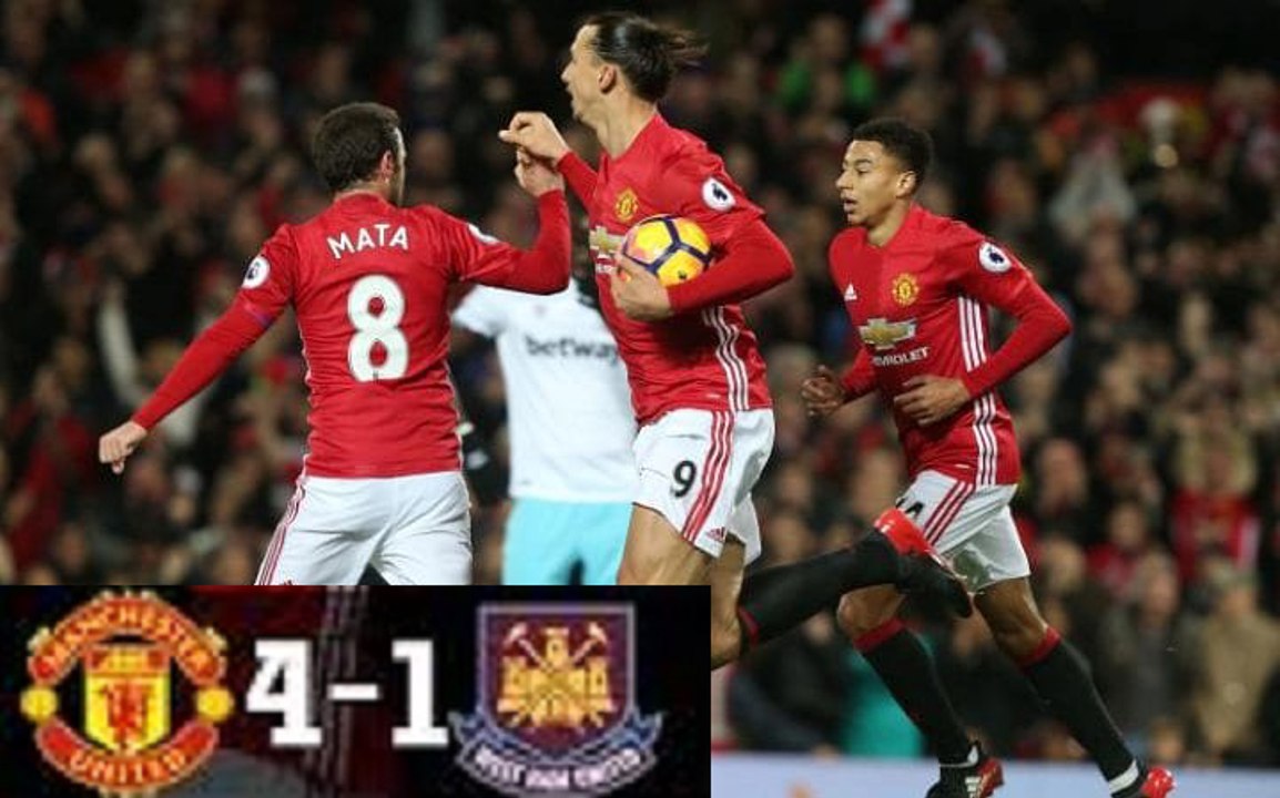 Manchester United vs West Ham 4-1 ⚽ All Goals and Extended Highlights ⚽ 30-11-2016 ⚽ [Share Football]