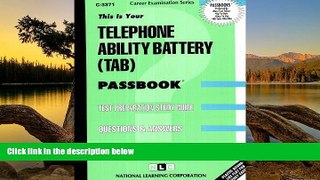 Online Jack Rudman Telephone Ability Battery (TAB)(Passbooks) (Passbook for Career Opportunities)