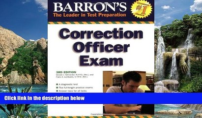 Buy Donald J. Schroeder Barron s Correction Officer Exam (Barron s Correction Officer Examination)