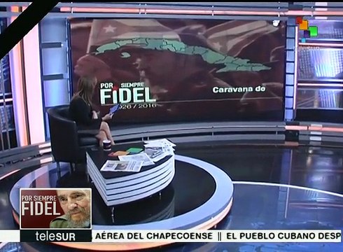 Cuba: caravana de tributo a Fidel Castro llega a Villa Clara
