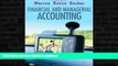 FAVORITE BOOK  Financial   Managerial Accounting 10th Edition by Warren, Carl S.; Reeve, James