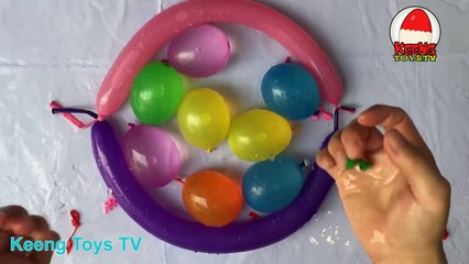 Colors Wet Balloons Compilation | 15 Minutes Learn colours Balloon | TOP Finger Family Kids #3